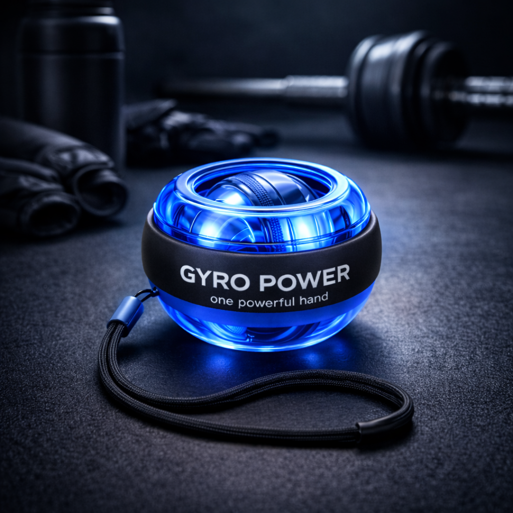 Gyrova™ Power Wrist Trainer – Self-Starting Gyro Ball für Griff- & Unterarmkraft