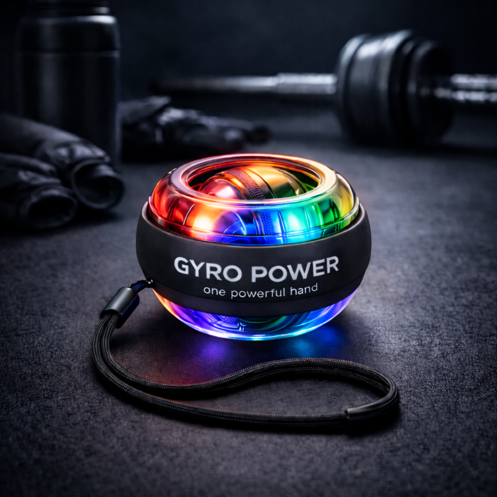 Gyrova™ Power Wrist Trainer – Self-Starting Gyro Ball für Griff- & Unterarmkraft