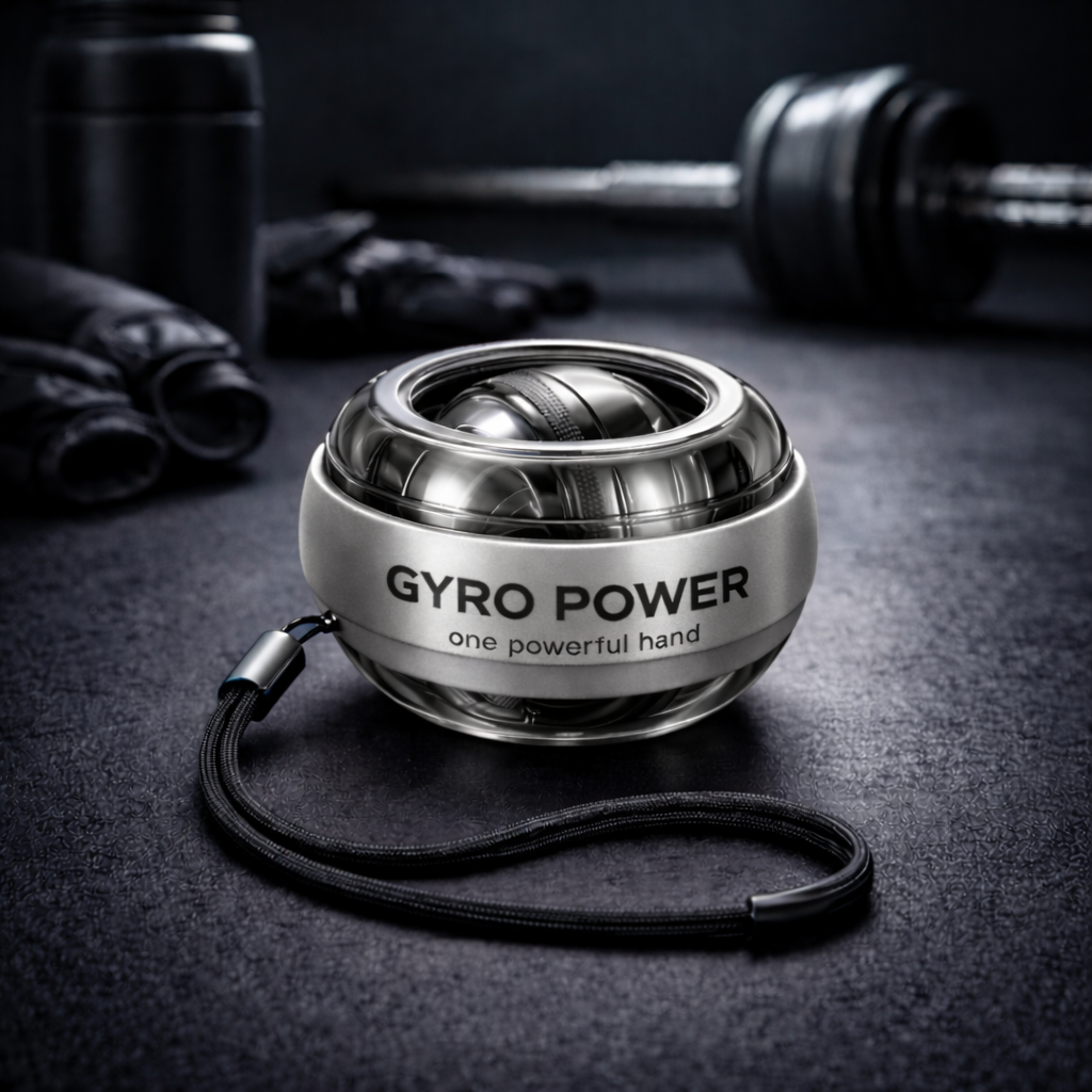 Gyrova™ Power Wrist Trainer – Self-Starting Gyro Ball für Griff- & Unterarmkraft
