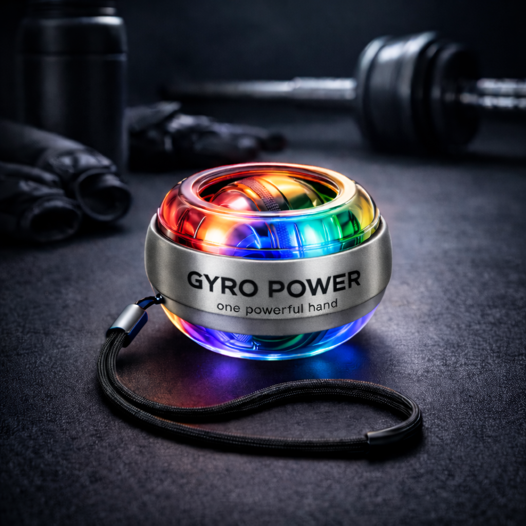 Gyrova™ Power Wrist Trainer – Self-Starting Gyro Ball für Griff- & Unterarmkraft