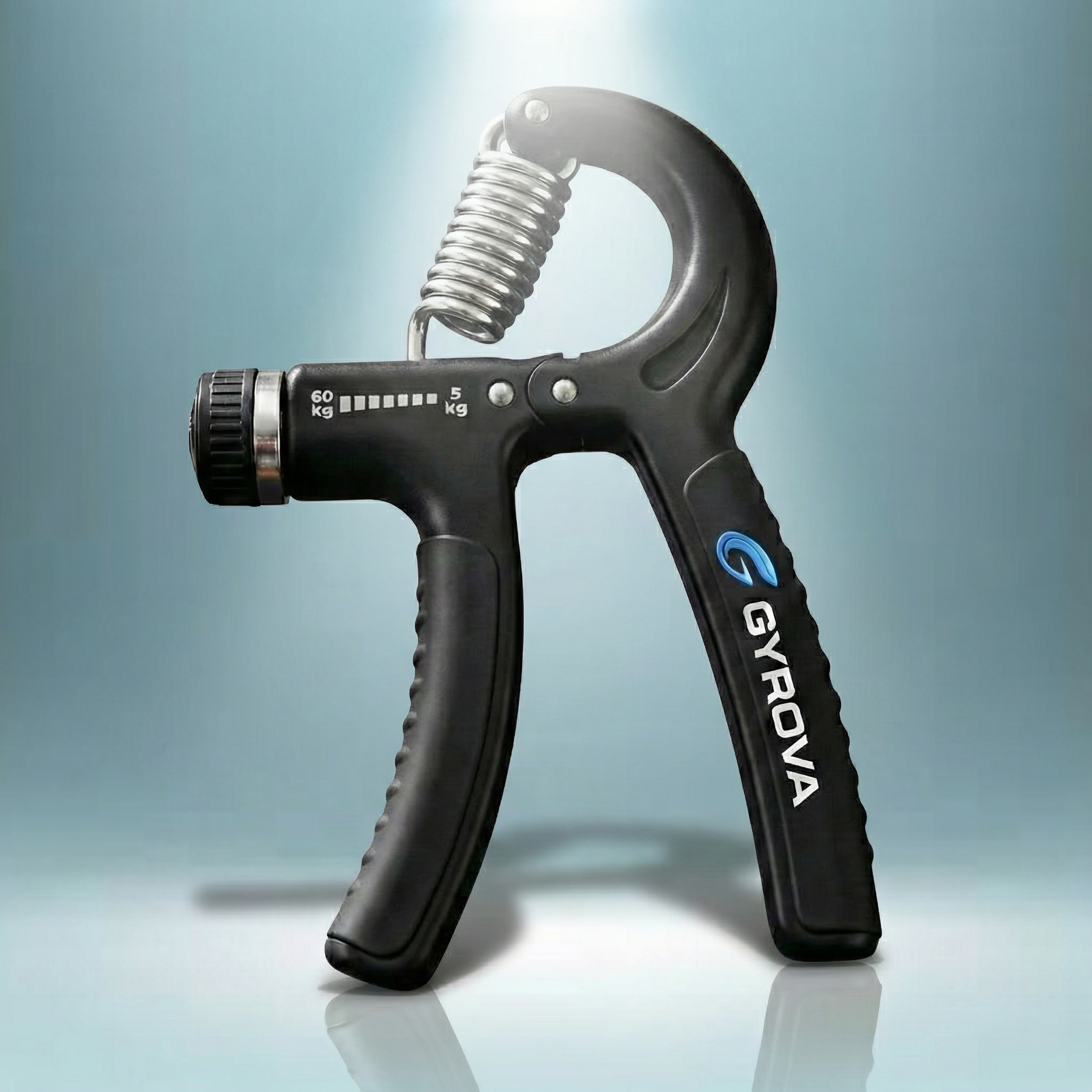 Gyrova PowerGrip – Verstellbarer Handtrainer für effektives Unterarmtraining und maximale Griffkraft.